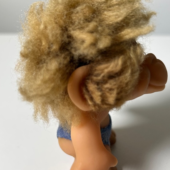 Vintage 1965 Thomas Dam Baby Monkey Troll Doll RARE VHTF (B9) - Picture 13 of 16